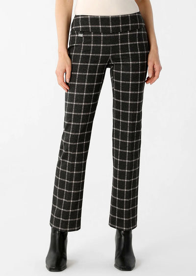 Bradford Plaid Straight Leg Trouser Lisette L