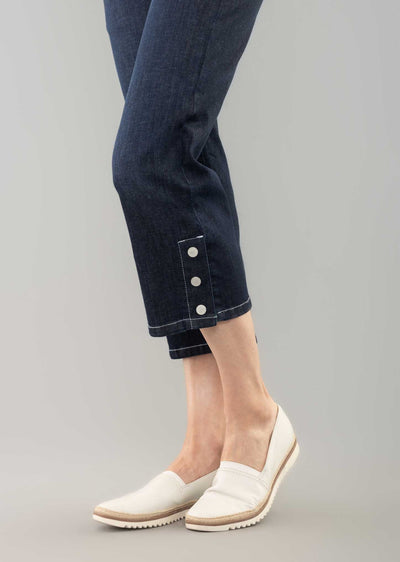 Bonaire Denim Crop Wide Leg Pant Lisette L