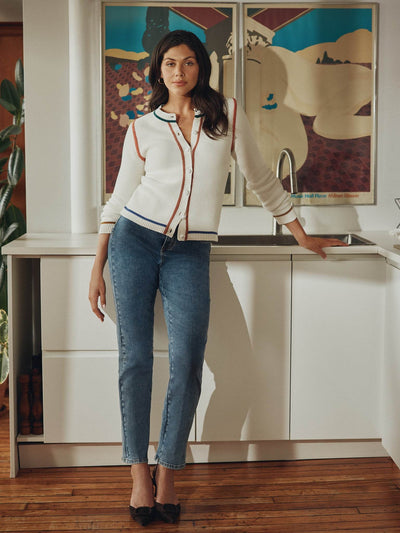 Long Sleeve Tipping Cardigan - Dream Pants