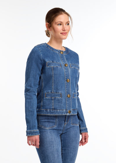 Collarless Jacket French Dressing Jeans