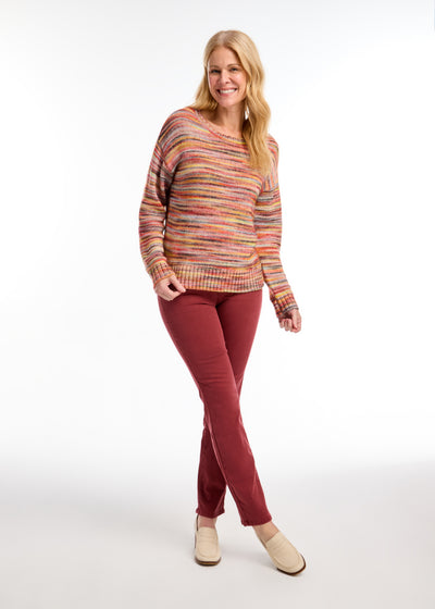 Long Sleeve Spacedye Sweater French Dressing Jeans