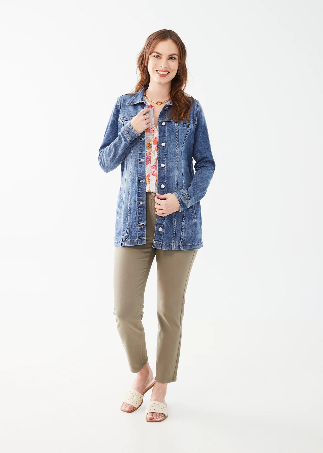 Long Denim Jacket French Dressing Jeans