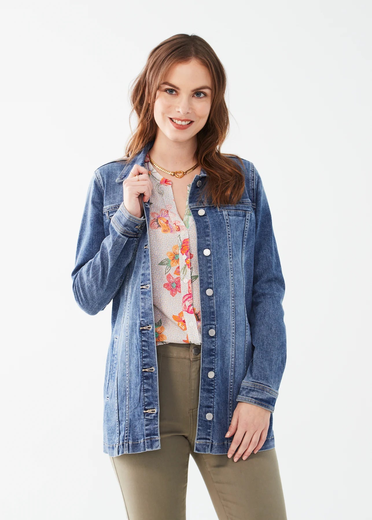 Long Denim Jacket French Dressing Jeans