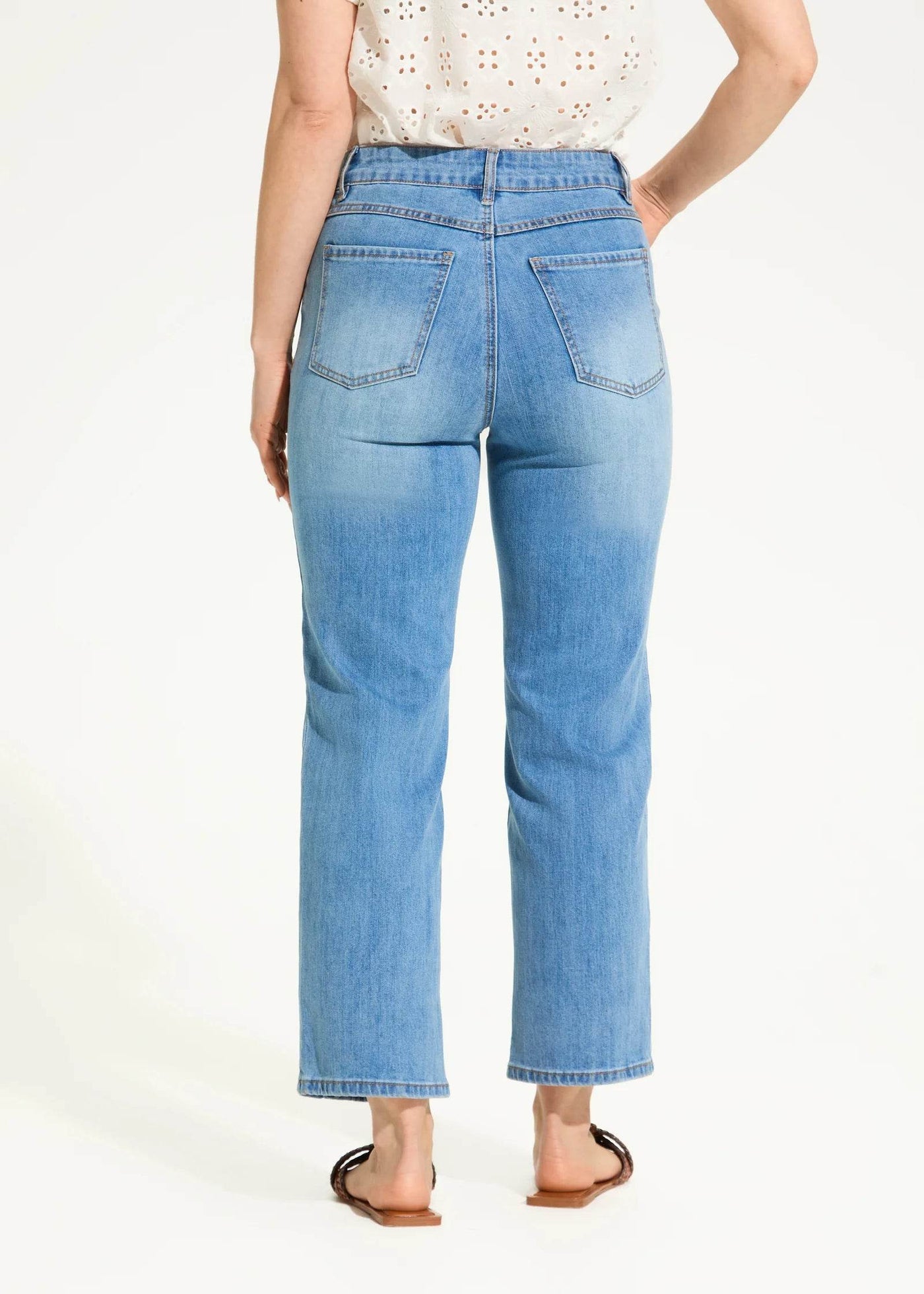Olivia Straight Crop Denim - Dream Pants