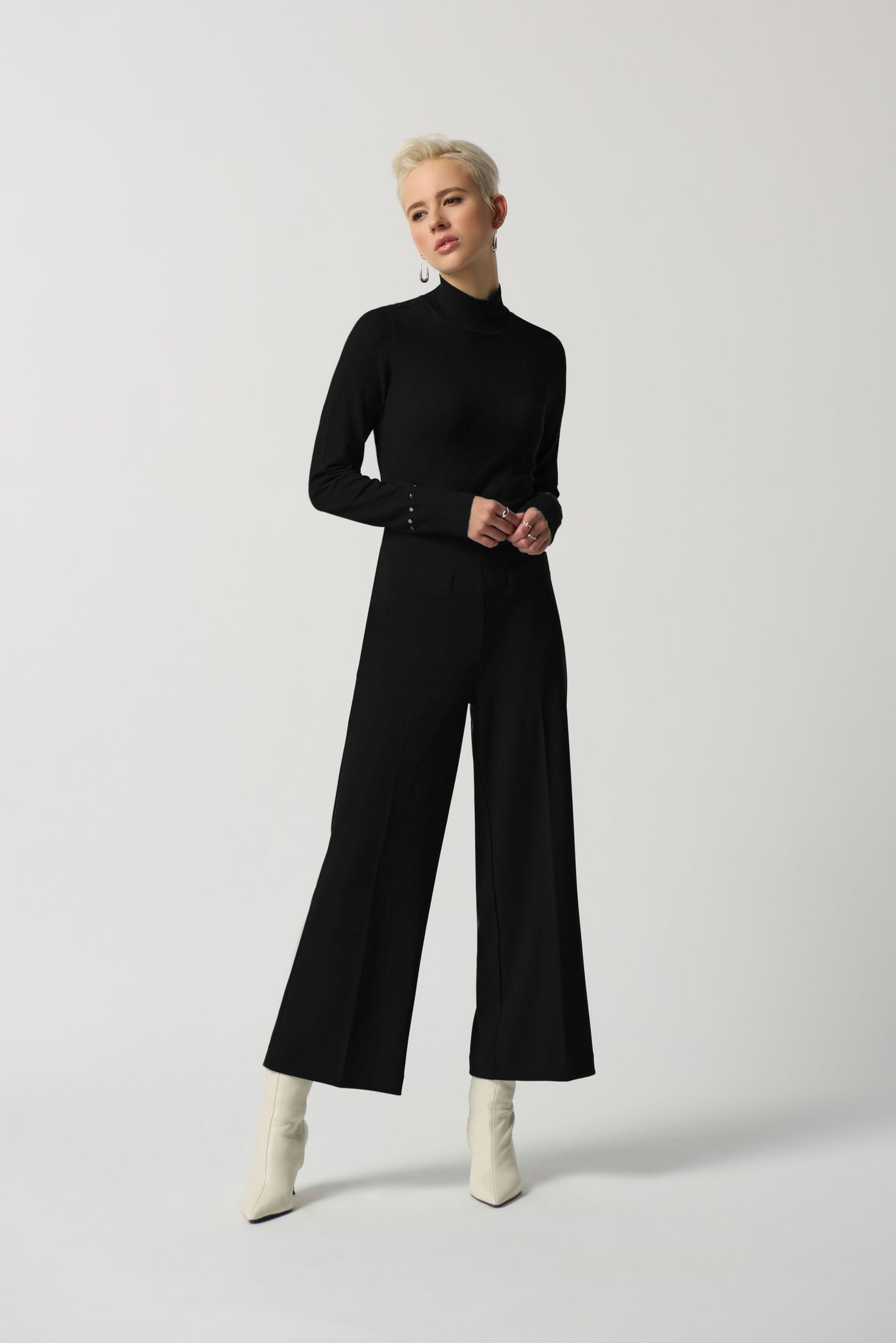 Joseph Ribkoff High-Rise Wide-Leg Pants 