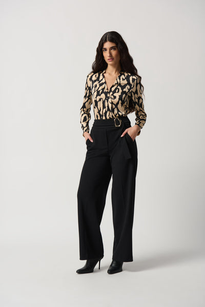 Joseph Ribkoff Scuba Crepe Wide-Leg Pants 