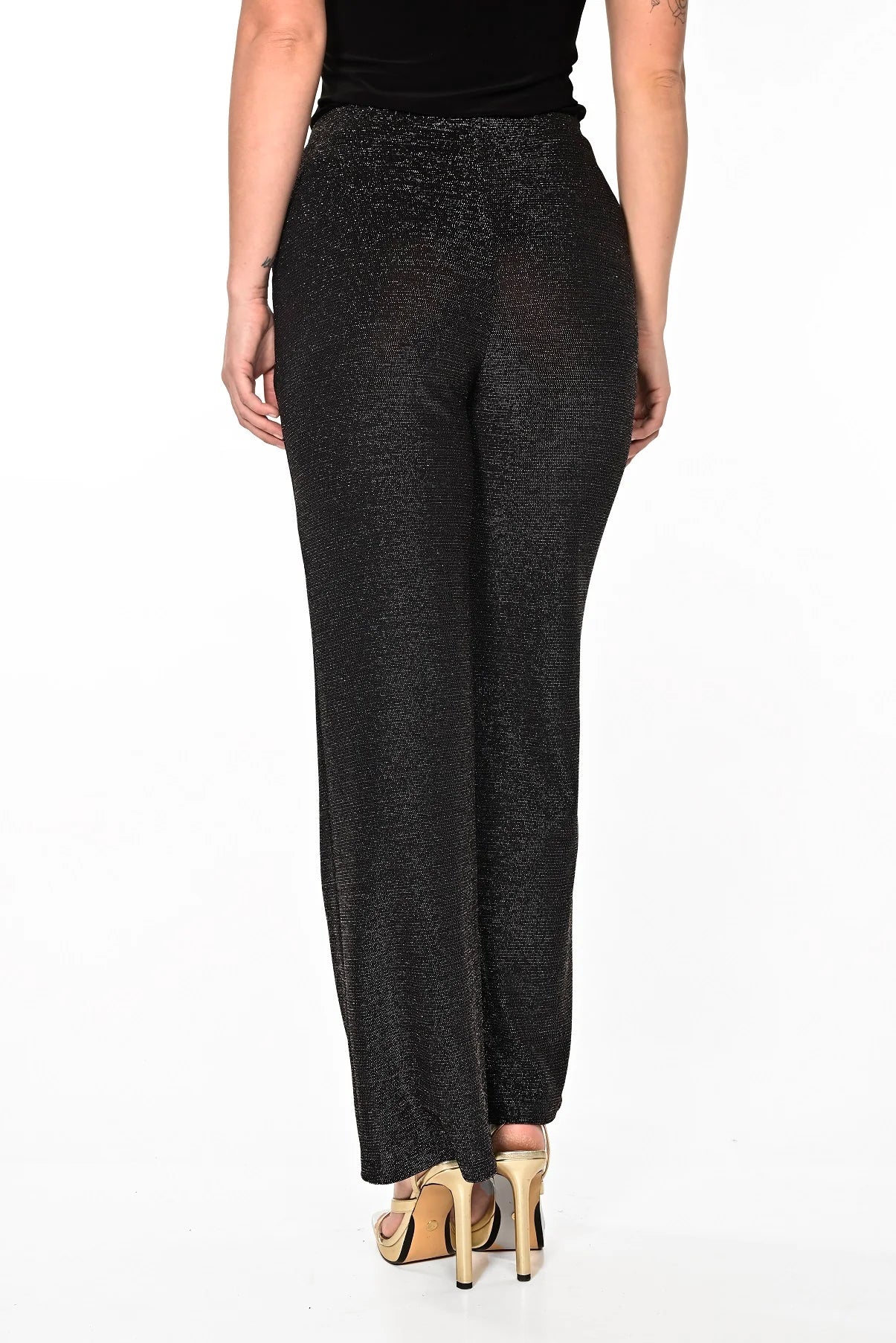 Frank Lyman Shimmer Flared Leg Pants 