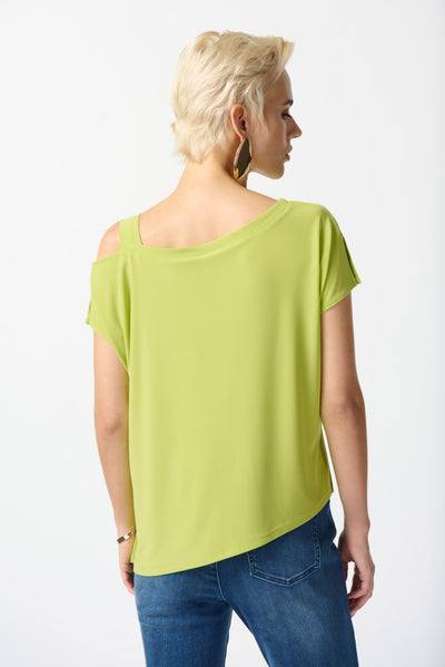 Joseph Ribkoff Silky Knit Asymmetrical Top 