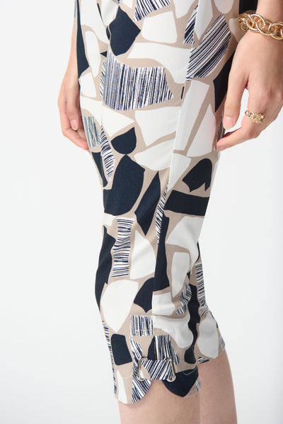 Millennium Abstract Print Capri Pants Joseph Ribkoff