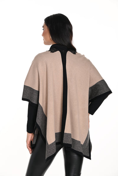 Poncho Style Cardigan Frank Lyman