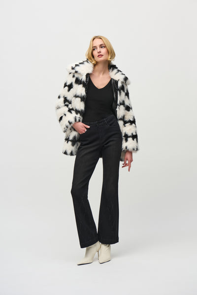 Reversible Faux Fur Coat Joseph Ribkoff