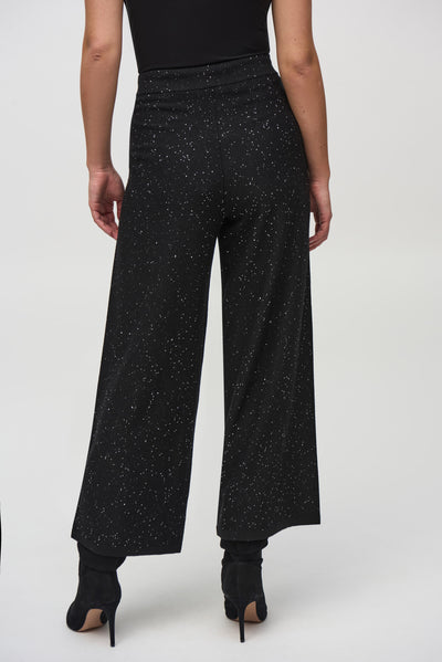 Sequined Sweater Knit Culotte Pants Joseph Ribkoff