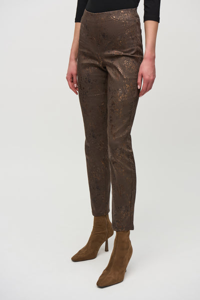 Foiled Animal Classic Slim Denim Pants Joseph Ribkoff