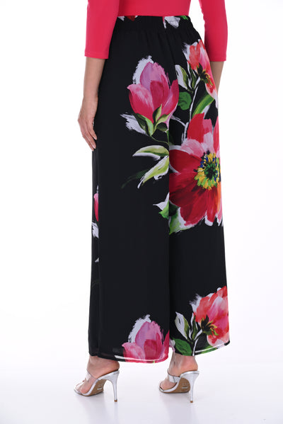 Frank Lyman Floral Chiffon Pants 