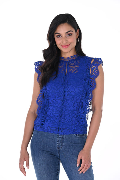 Frank Lyman Lace Top 