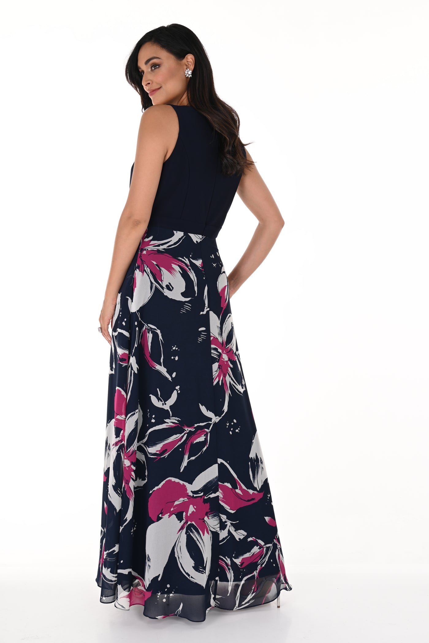 Floral Printed Maxi Dress Frank Lyman