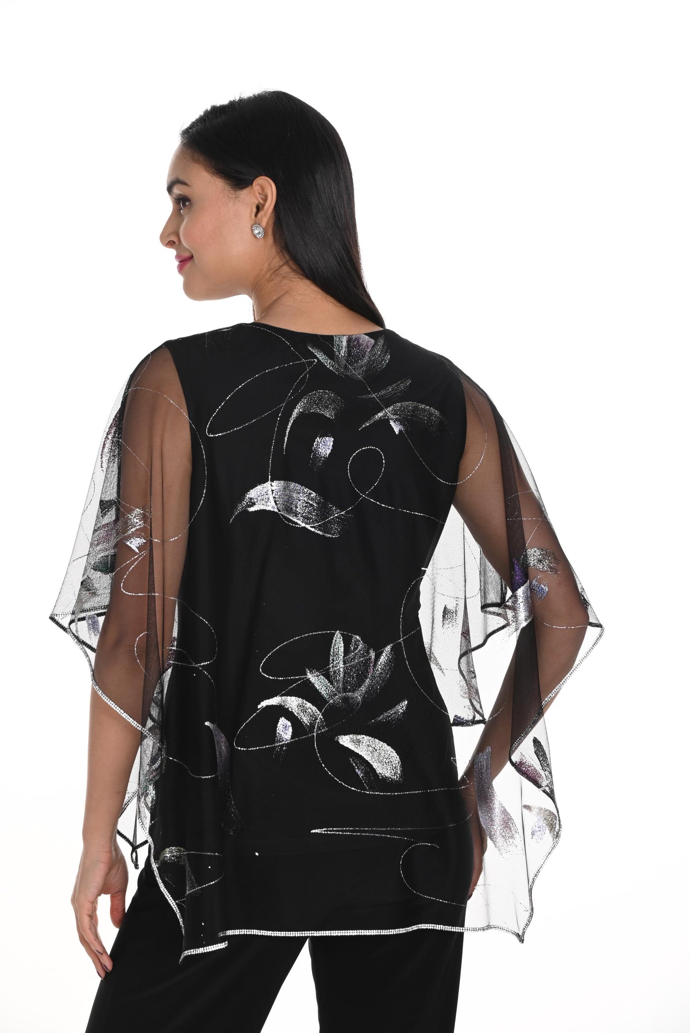 Sheer Overlay Top Frank Lyman