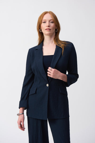 Seersucker Straight Blazer Joseph Ribkoff