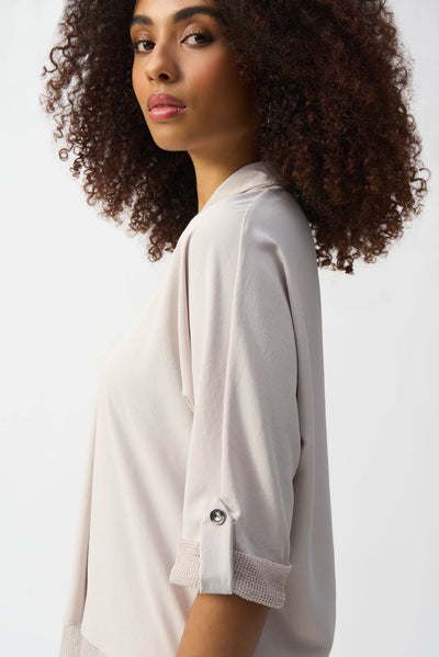 Woven and Mesh Boxy Top - Dream Pants