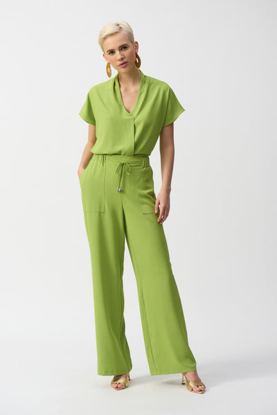 Textured Woven Straight Top Joseph Ribkoff