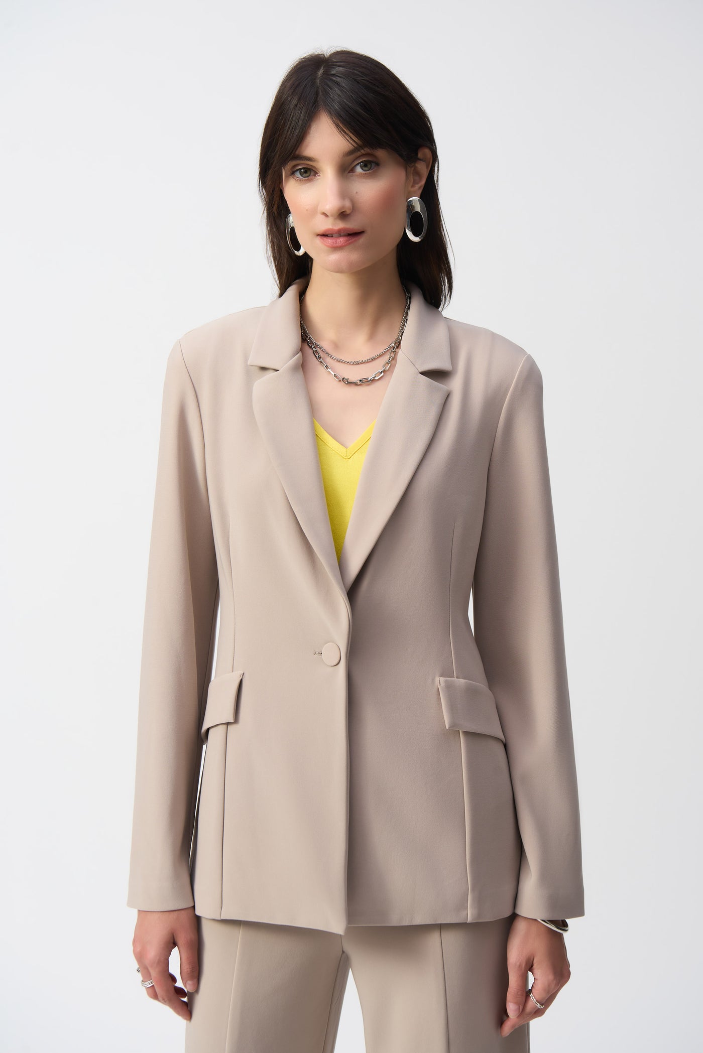 Silky Knit Straight Blazer Joseph Ribkoff