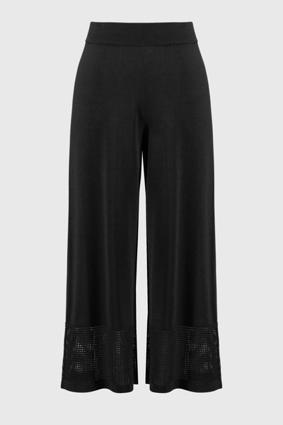 Sweater Knit Culotte with Pointelle Detail - Dream Pants