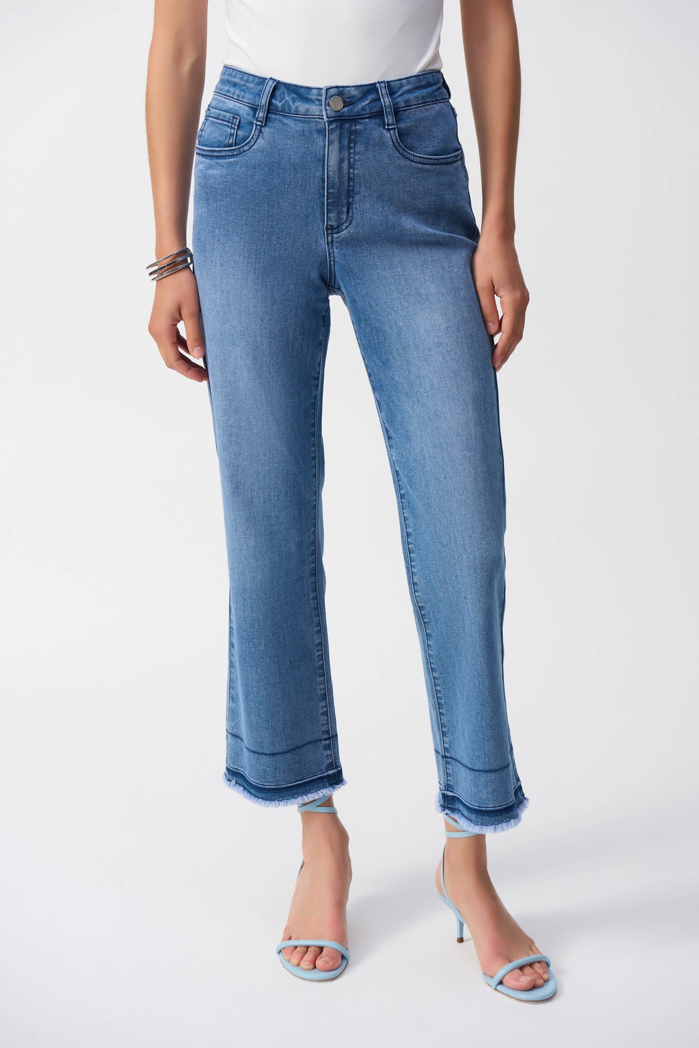 Flare Crop Stretch Jeans Joseph Ribkoff