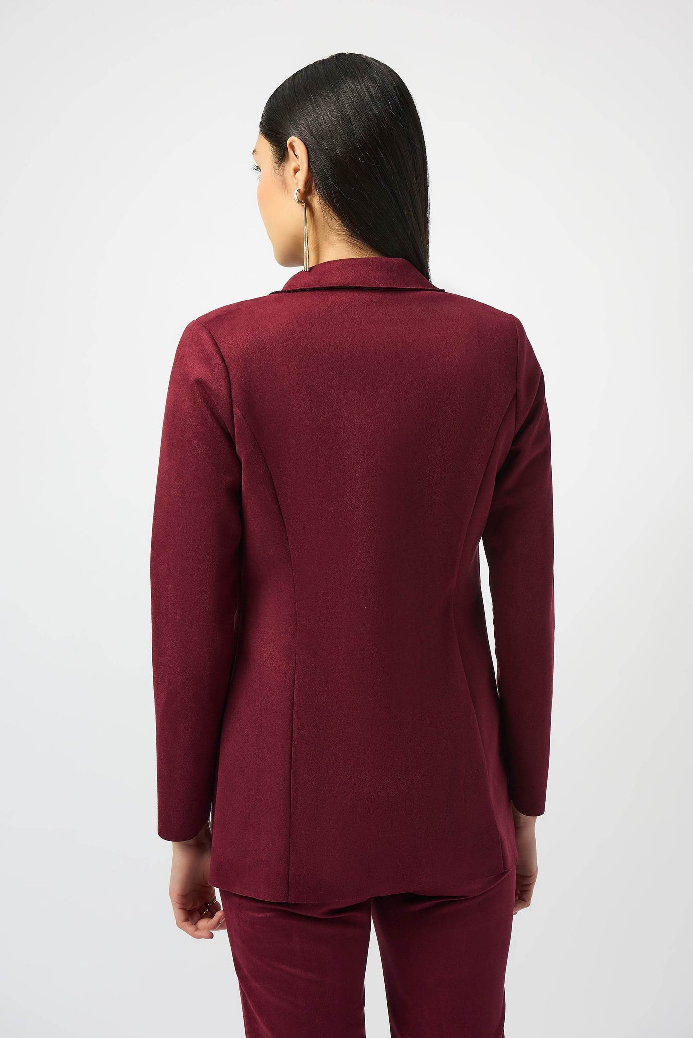 Scuba Suede Straight Blazer - Dream Pants