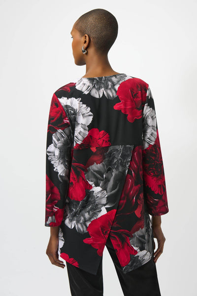 Silky Knit Printed Fit And Flare Tunic - Dream Pants