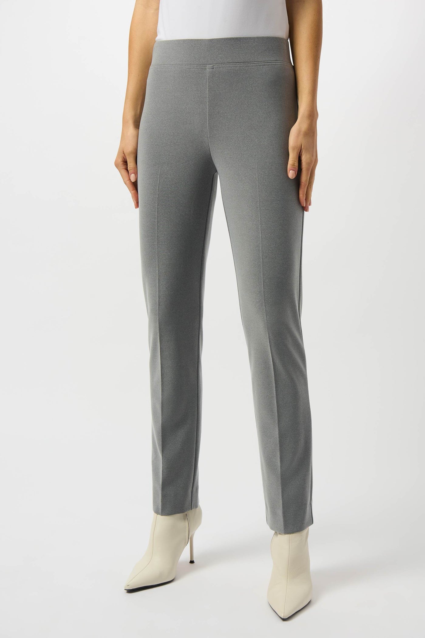 Melange Silky Knit Straight Leg Pull-On Pants - Dream Pants