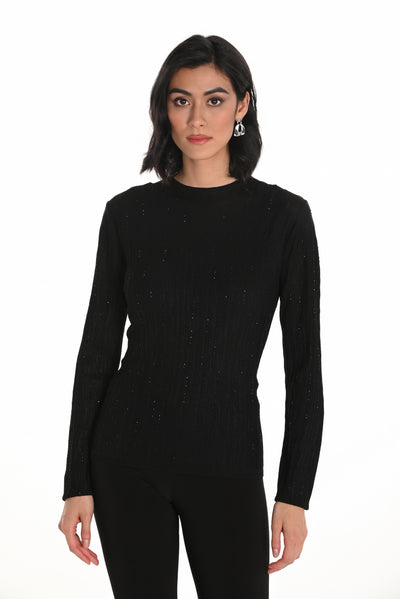 Sparkle Knit Top Frank Lyman