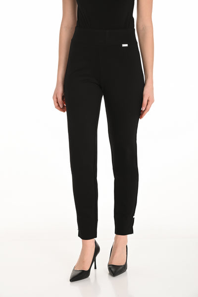 Slim Fit Pull-On Pants with Ankle Detail Frank Lyman