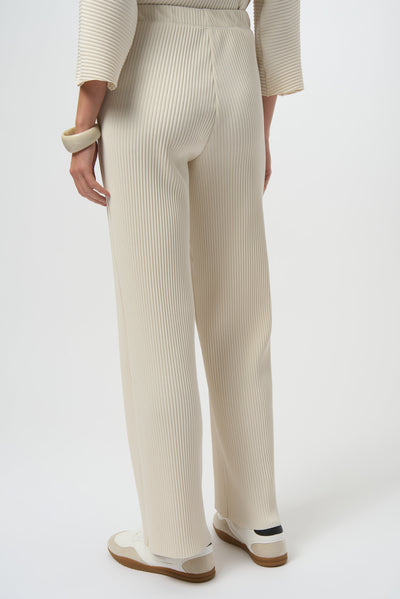 Pleated Scuba Crepe Wide-Leg Pants Joseph Ribkoff