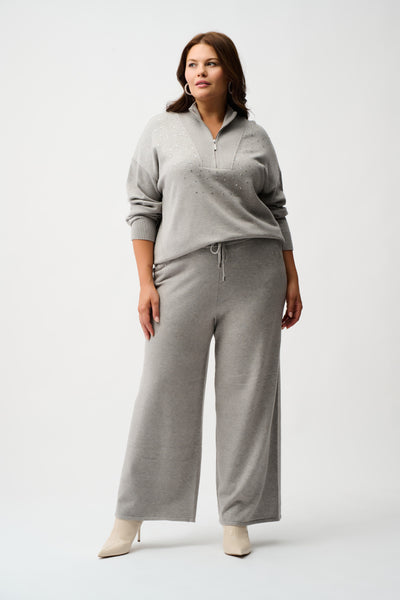 Sweater Knit Wide Leg Pull-On Pants Joseph Ribkoff