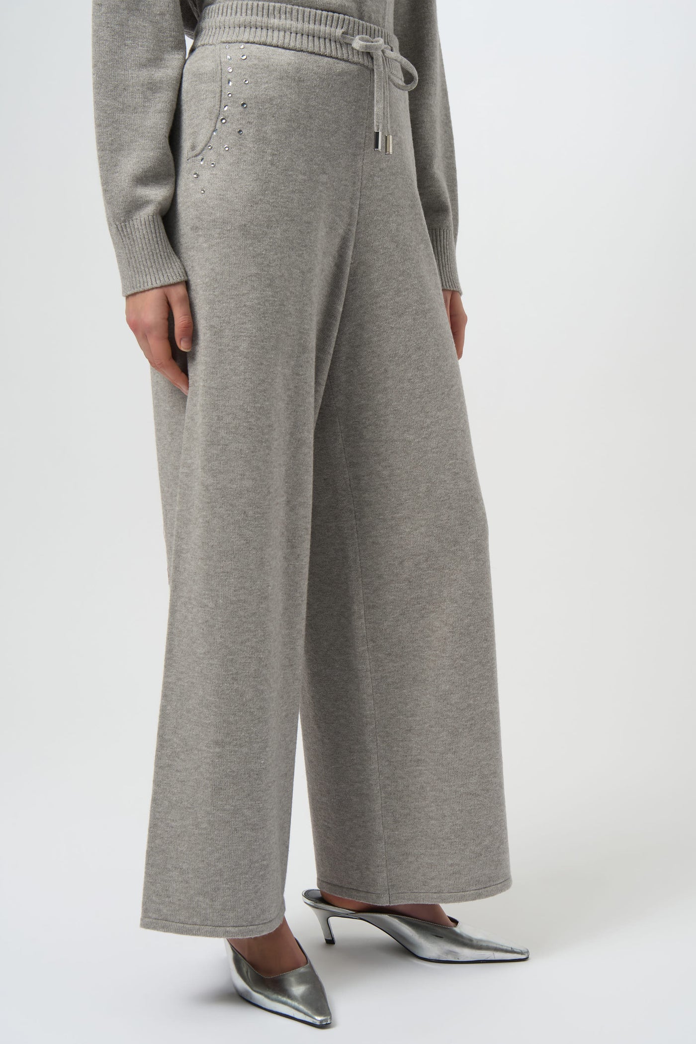 Sweater Knit Wide Leg Pull-On Pants Joseph Ribkoff