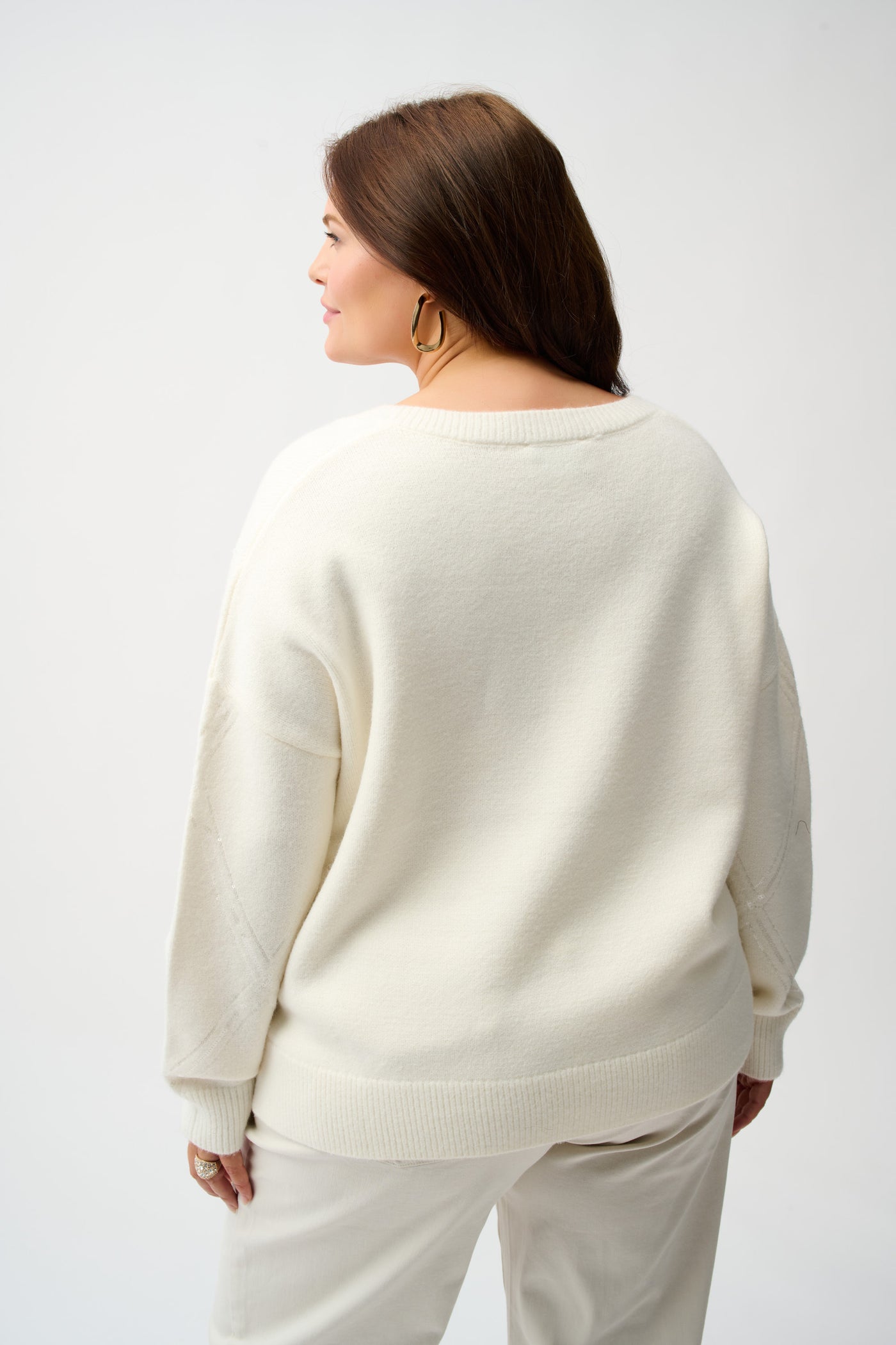 Sweater Knit Pullover with Sequins Joseph Ribkoff