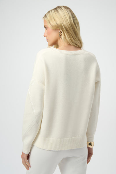 Sweater Knit Pullover with Sequins Joseph Ribkoff