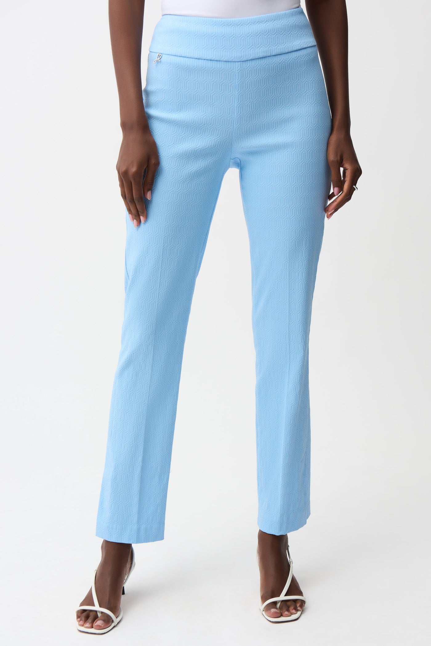 Jacquard Straight Pull-On Pants Joseph Ribkoff