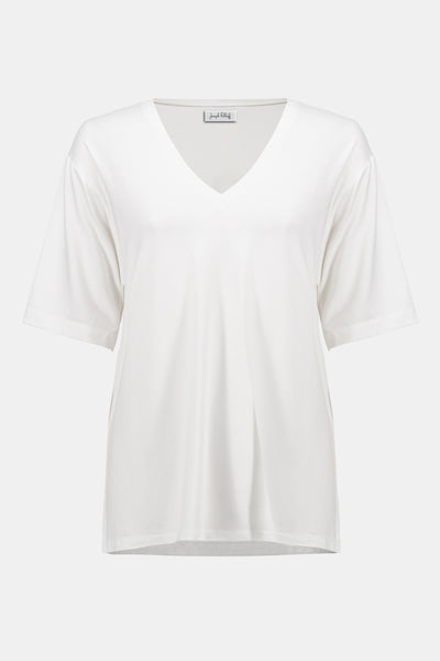 Jersey Boxy Tunic With V-neckline Joseph Ribkoff