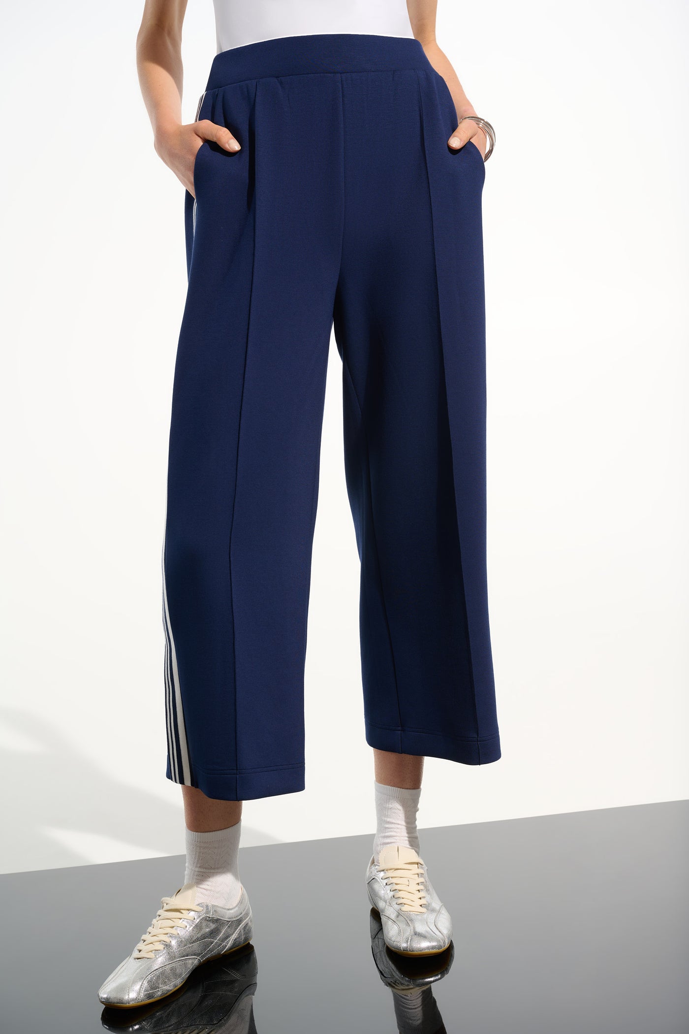 Scuba Jersey Pull-On Culotte Pants Joseph Ribkoff