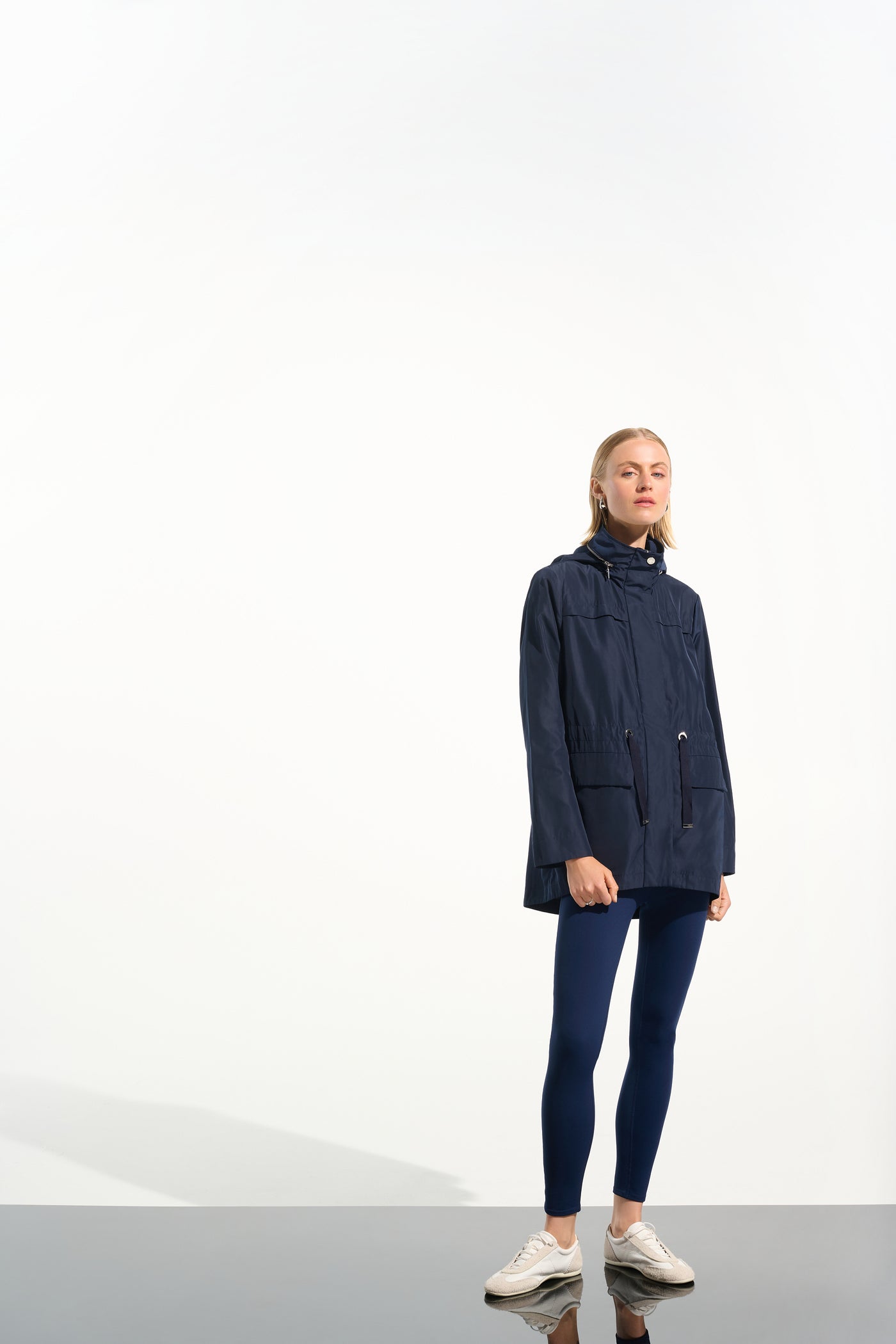 Imitation Memory Anorak With Hidden Hood Joseph Ribkoff