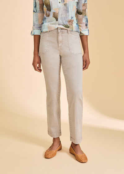 Olivia Straight Ankle French Dressing Jeans