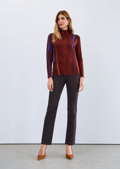 Long Sleeve Mock Neck Top - Dream Pants