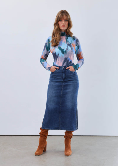 Long Sleeve Mock Neck Top - Dream Pants