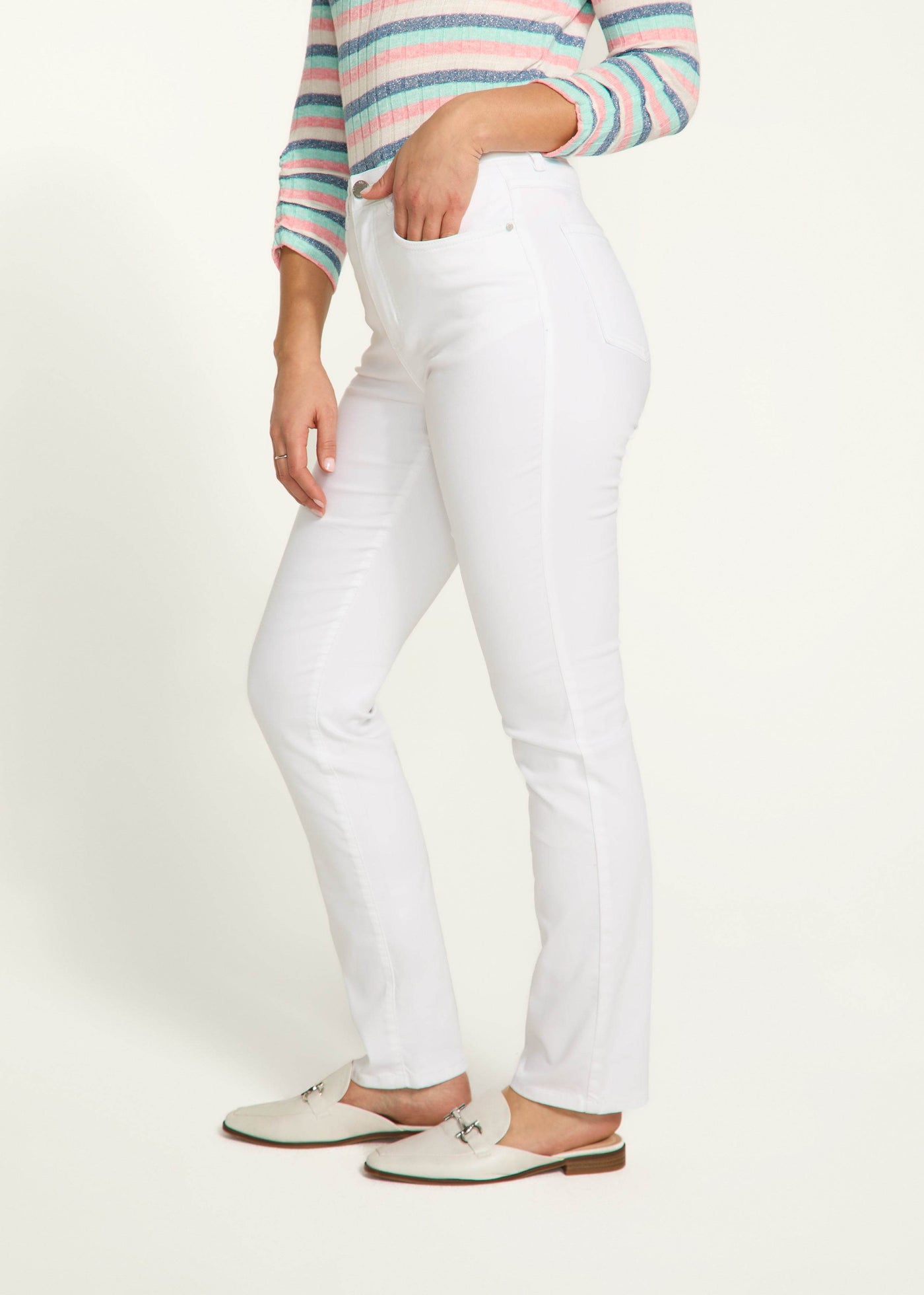 Suzanne Straight Leg French Dressing Jeans