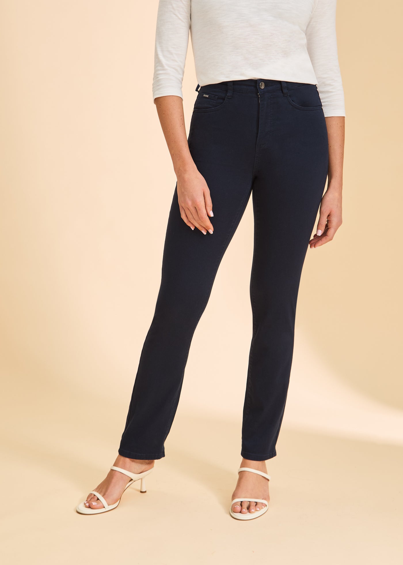 Suzanne Straight Leg French Dressing Jeans