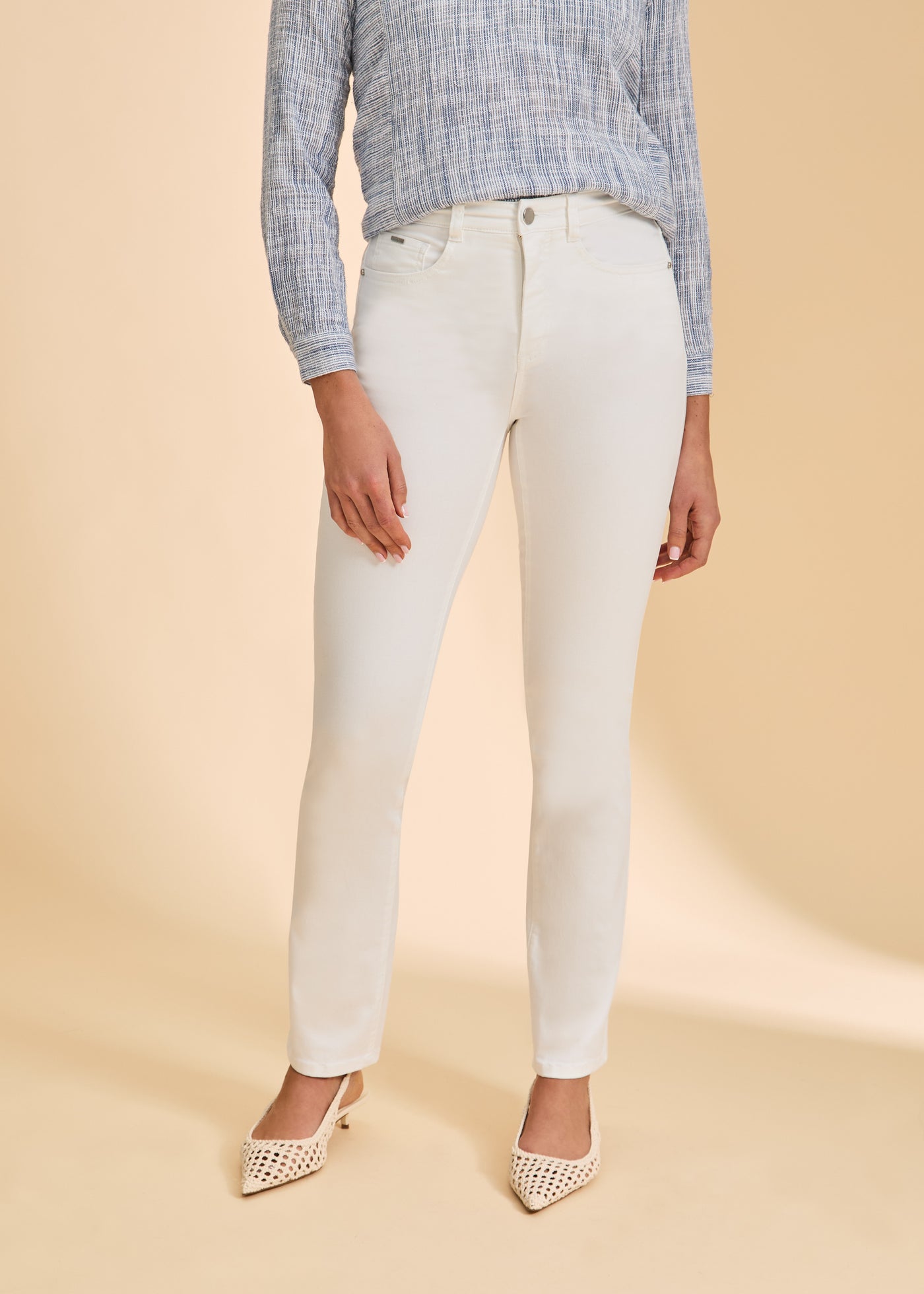 Suzanne Straight Leg French Dressing Jeans