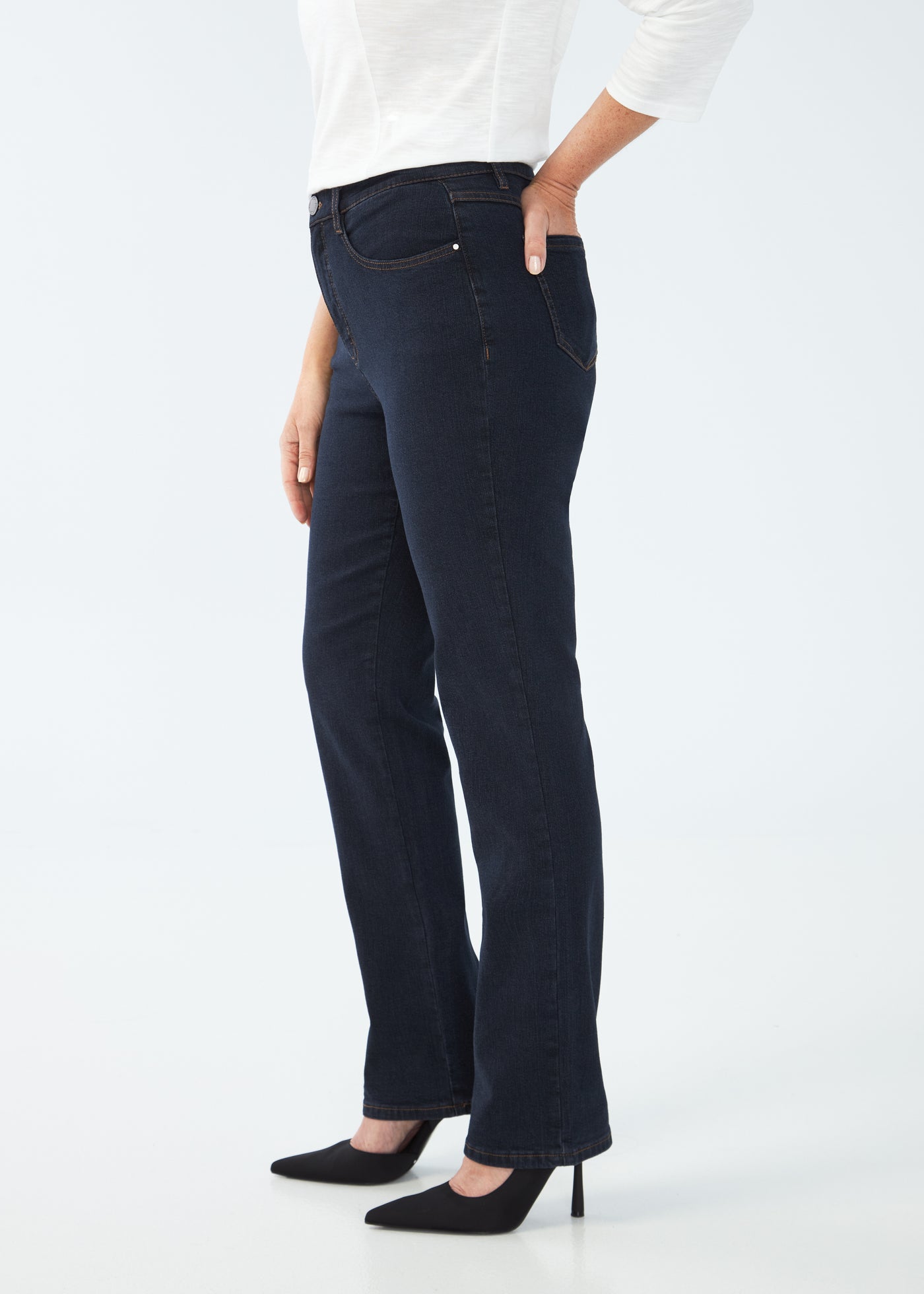 Peggy Straight Leg French Dressing Jeans