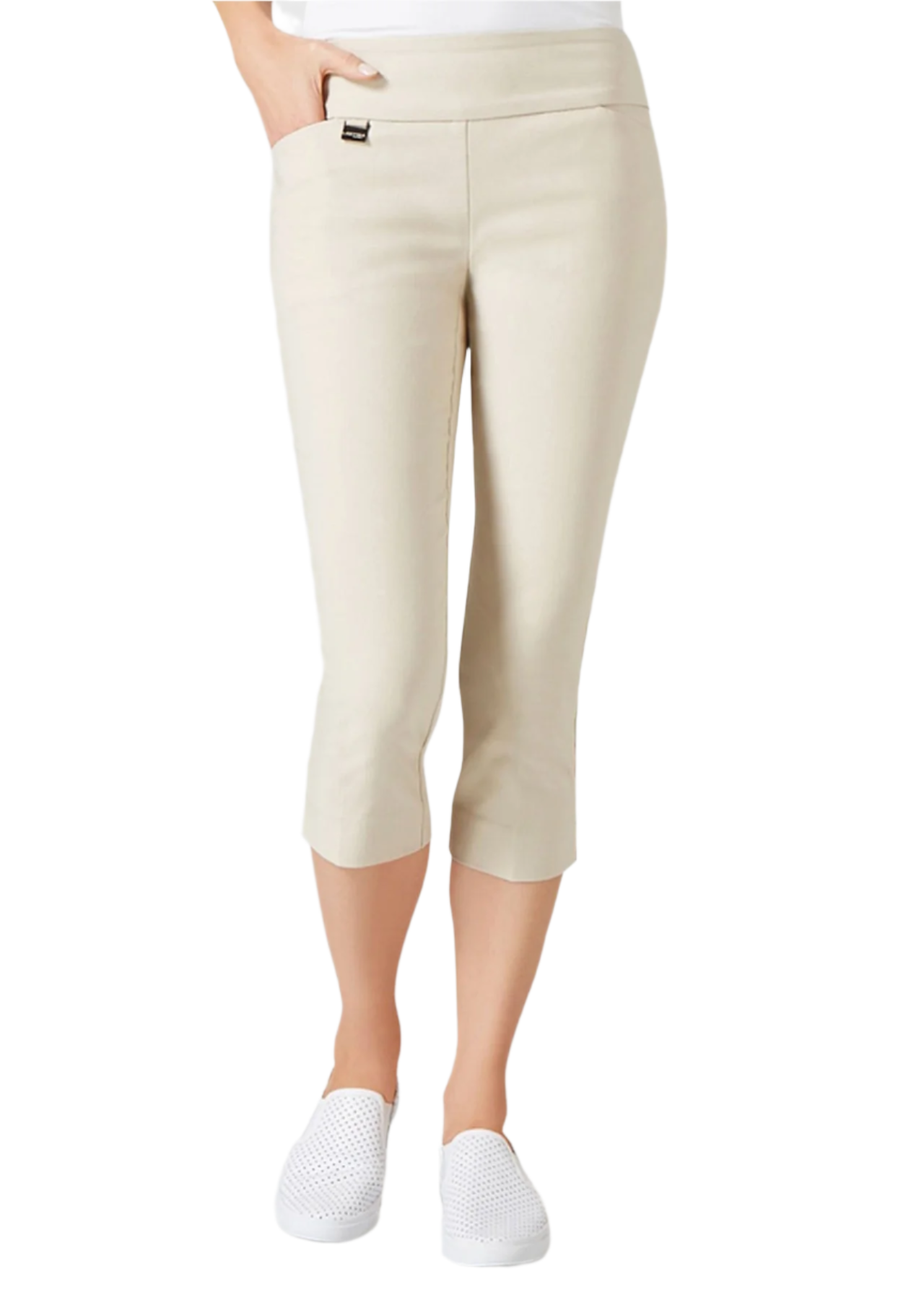 Essentials Slim Capri Pants, Magical Lycra Lisette L