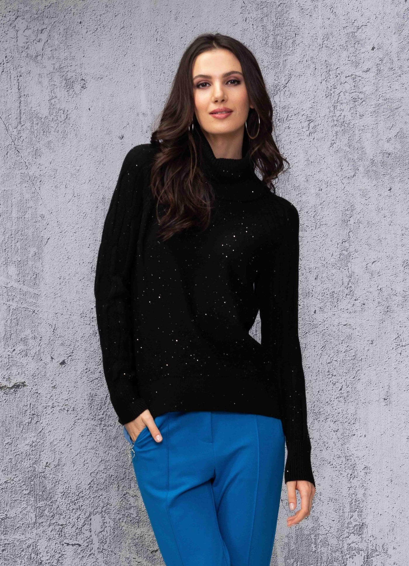 Cowl Neck Sweater Alison Sheri